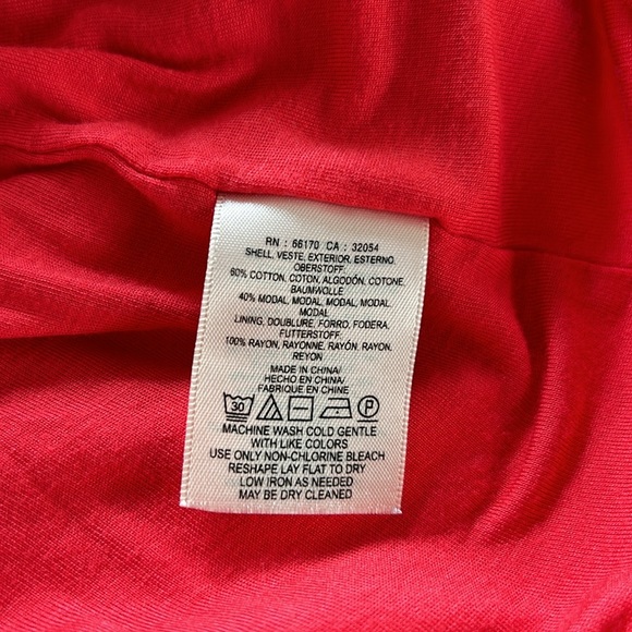 DONATED - Anthropologie HD in Paris Red Midi Swing Skirt Size 8 - Picture 5 of 5